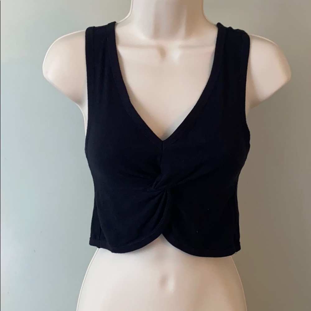 NWT Free People Black Crop Top